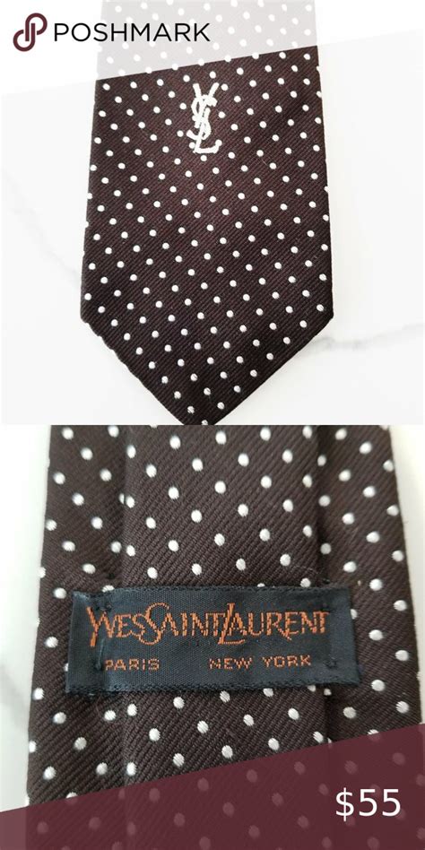 ysl logo tie|saint laurent tie.